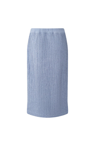 Knitwear midi skirt