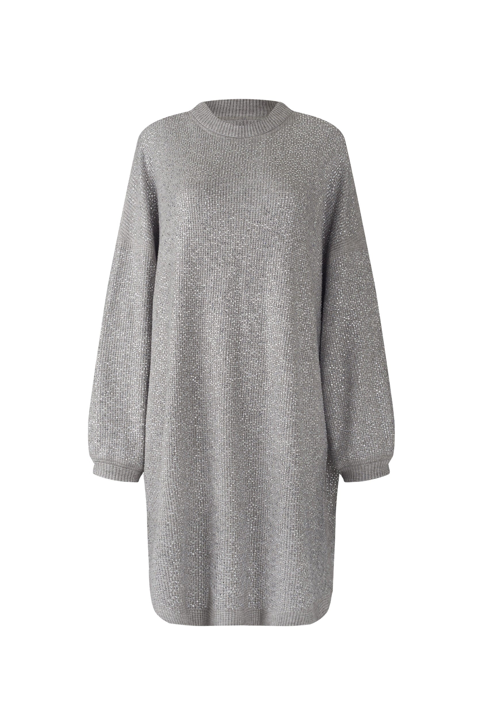 midi knitwear dress AX Paris Mink Knitted & Cardigan Co-Ord Gwyneth White Sweater i Dress