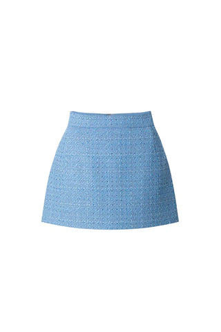 Tweed mini skirt