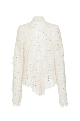 Down Lace Crystal Jacket