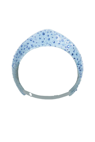 Down Lace Crystal Headpiece