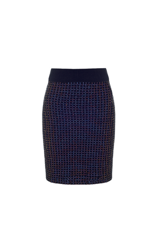 Knitwear mini skirt