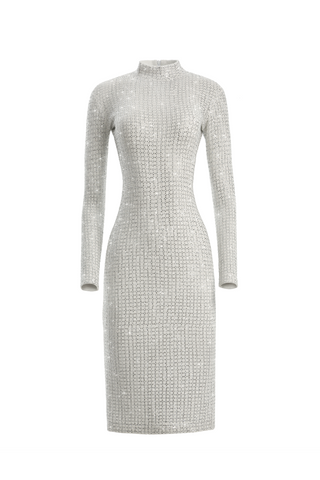 Midi knitwear dress